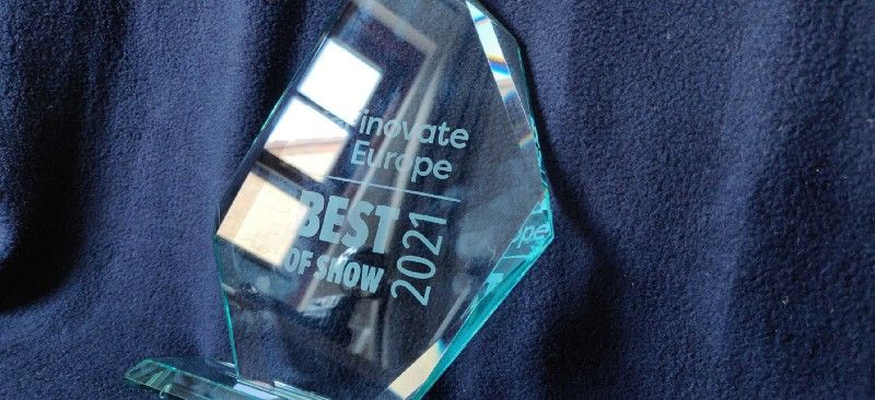 We won Best of Show at Finovate Europe